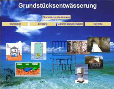 Startbild Grundstücksentwässerung 
