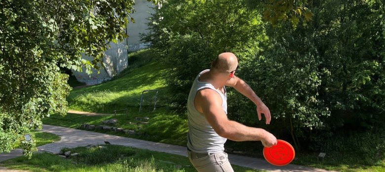Discgolfwurf Nachsorgegruppe