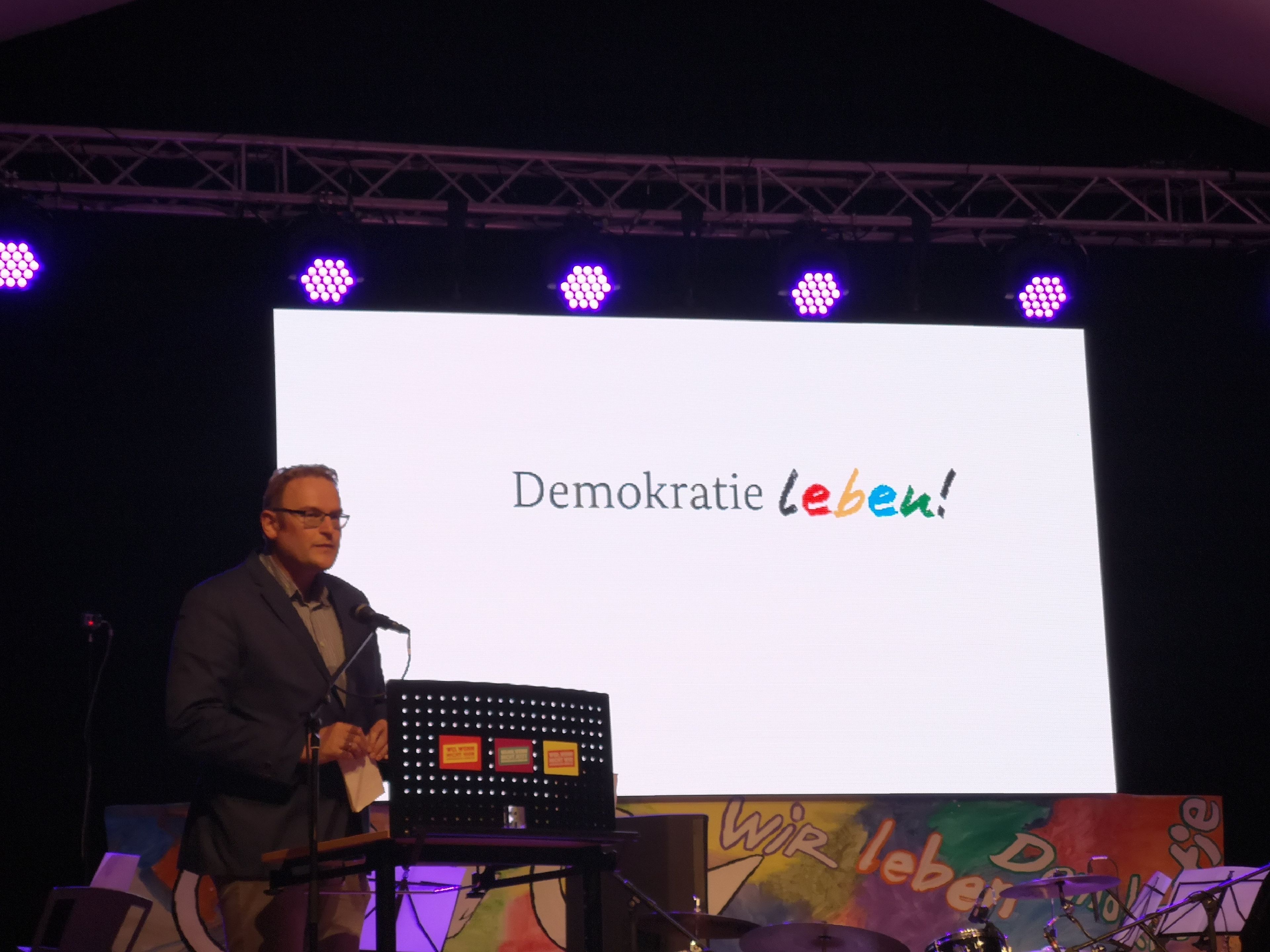 Oberbürgermeister Markus Zwick - Abschlussveranstaltung - Demokratie leben