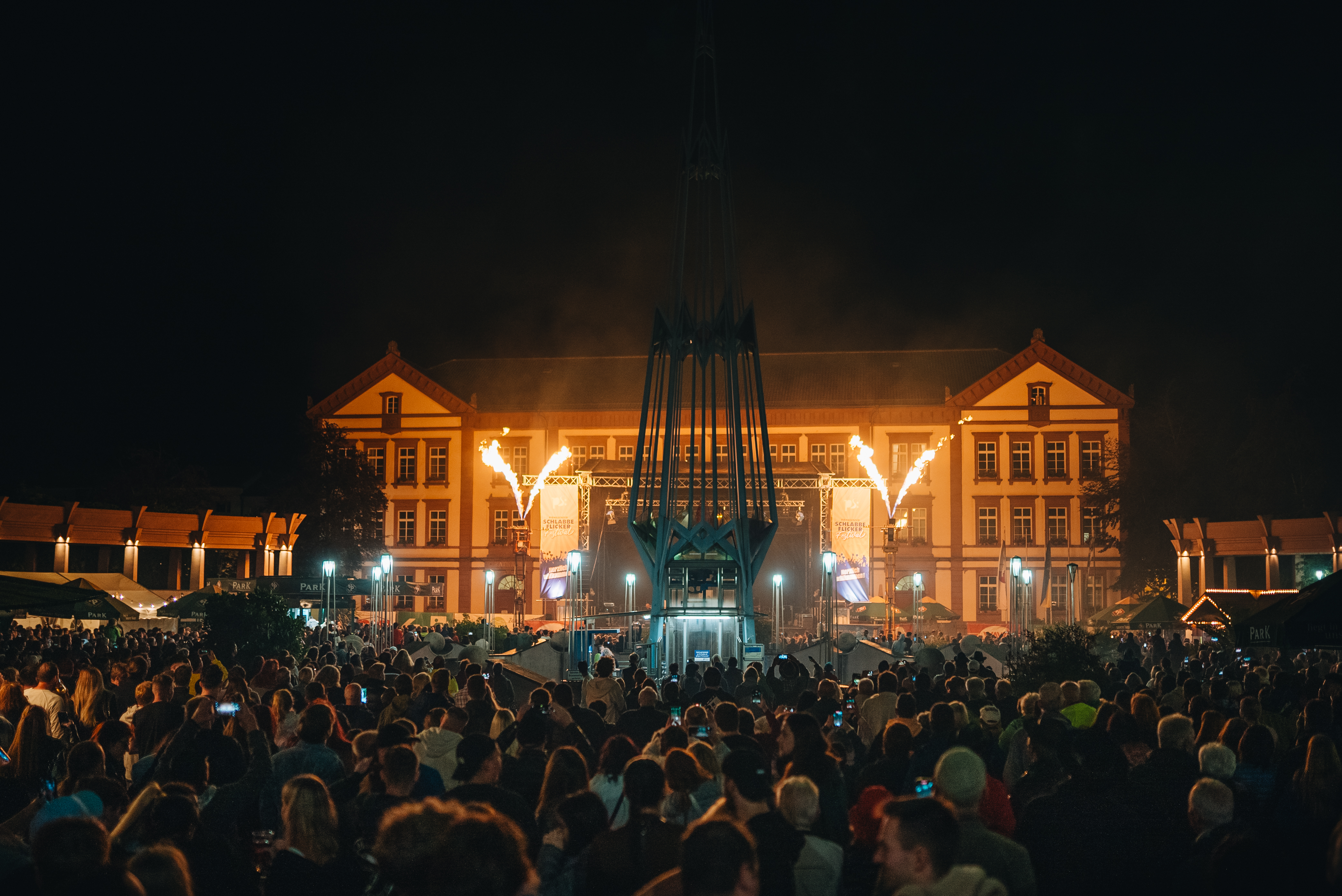 Exefest 2019 Feuerwerk über Rathaus 