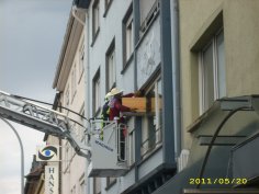 Feuerwehreinsatz Bienen retten in Schlossstraße
