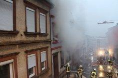 Feuerwehreinsatz Gebäudebrand in der Hirschstraße