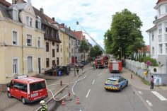 Feuerwehreinsatz wegen Dachstuhlbrand in der Zweibrückerstraße