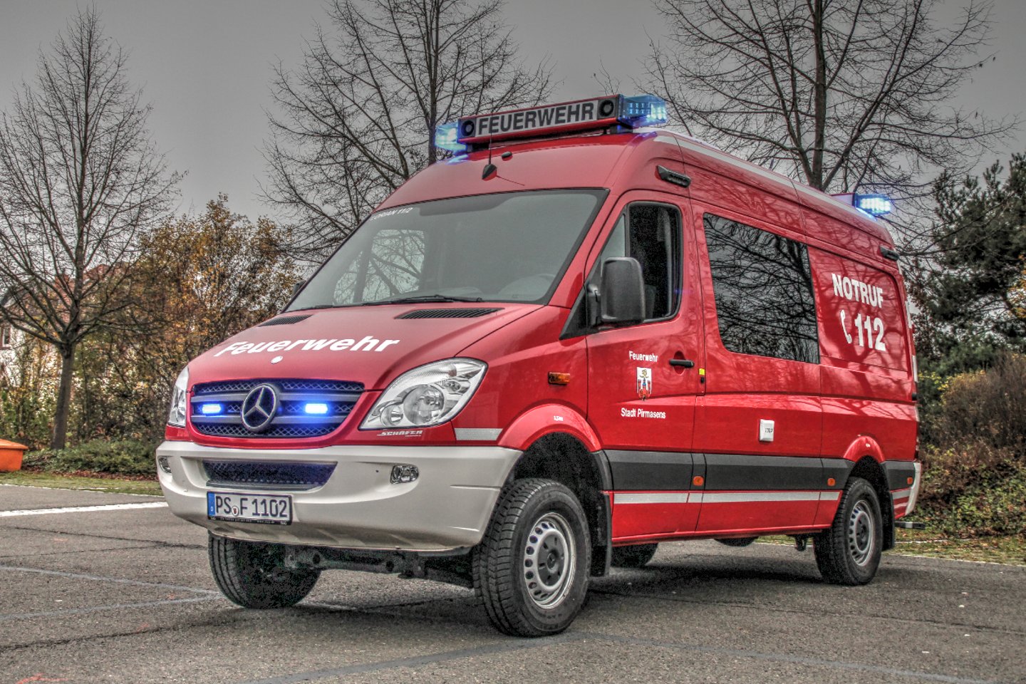 Einsatzleitwagend der Feuerwehr Pirmasens