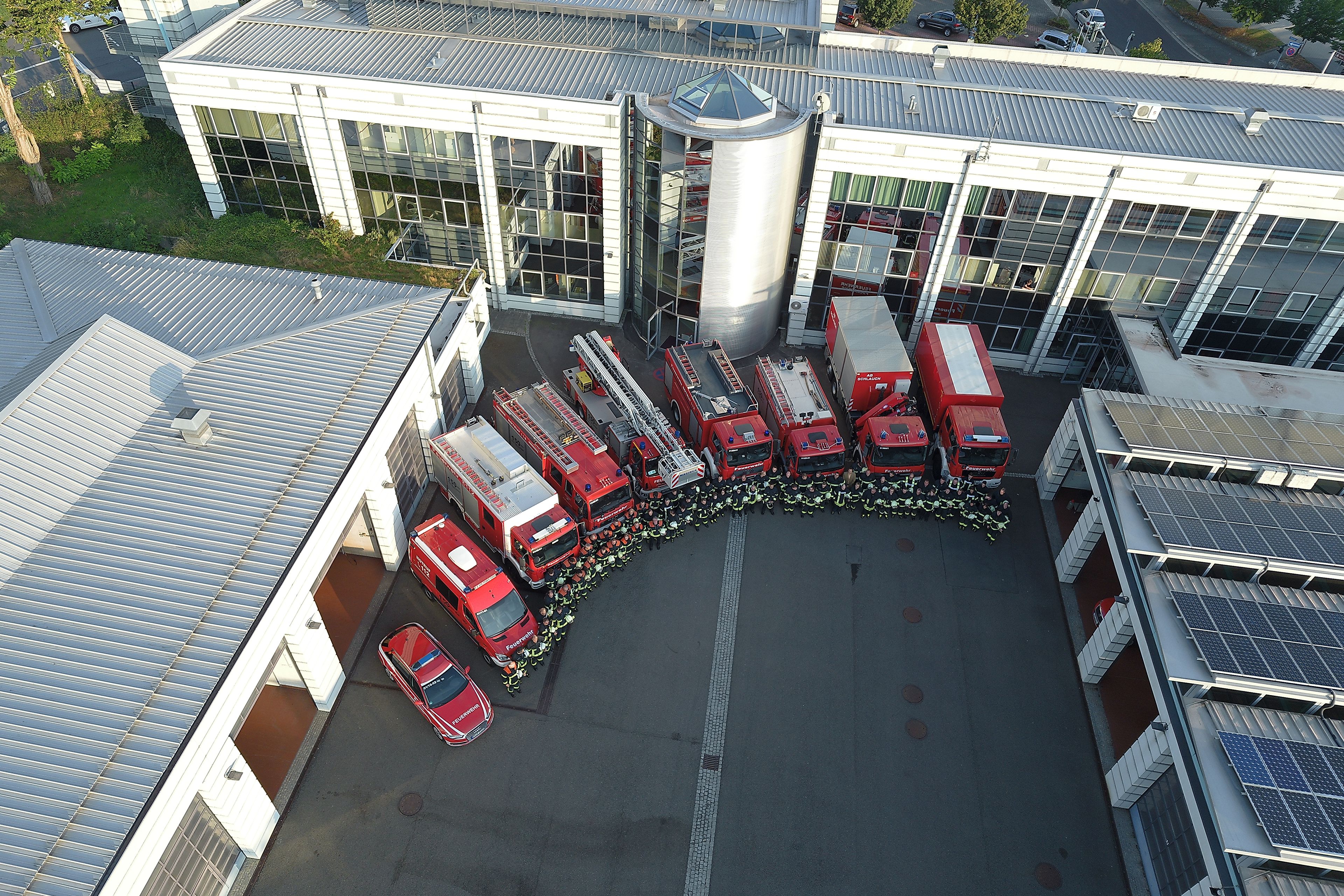 Feuerwache Pirmasens von oben