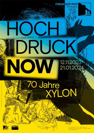 Wechselausstellung "Hochdruck NOW – 70 Jahre XYLON" im Forum ALTE POST