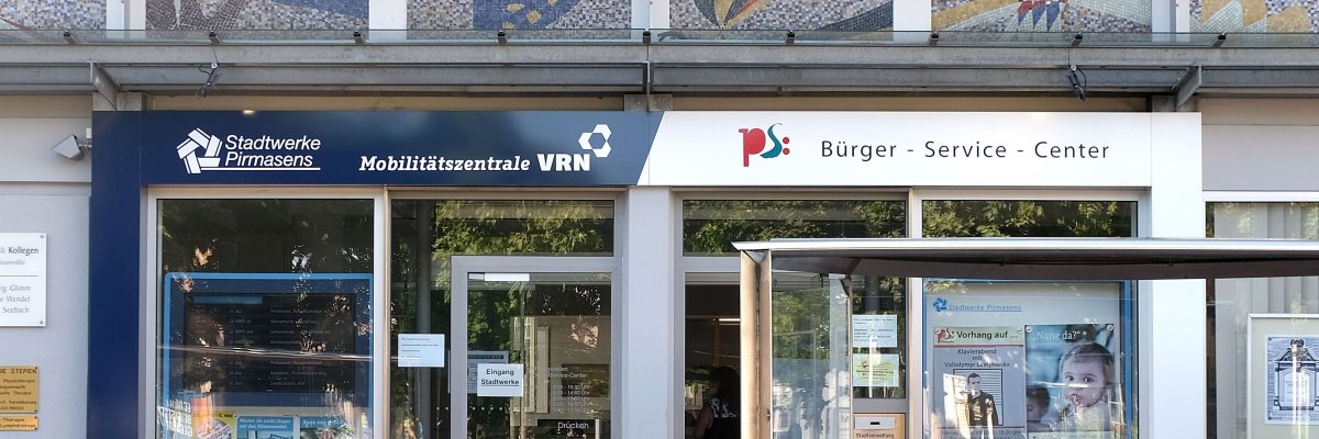 Bürger-Service-Center in Pirmasens Frontansicht
