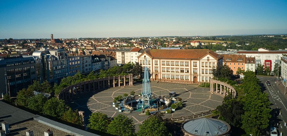 Exerzierplatz von oben