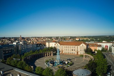Exerzierplatz von oben