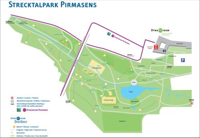 screenshot Discgolfbahnen