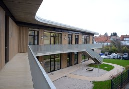 Gebäude Kita Maria-Theresien-Straße Abgebildet ist das Gebäude der Kita