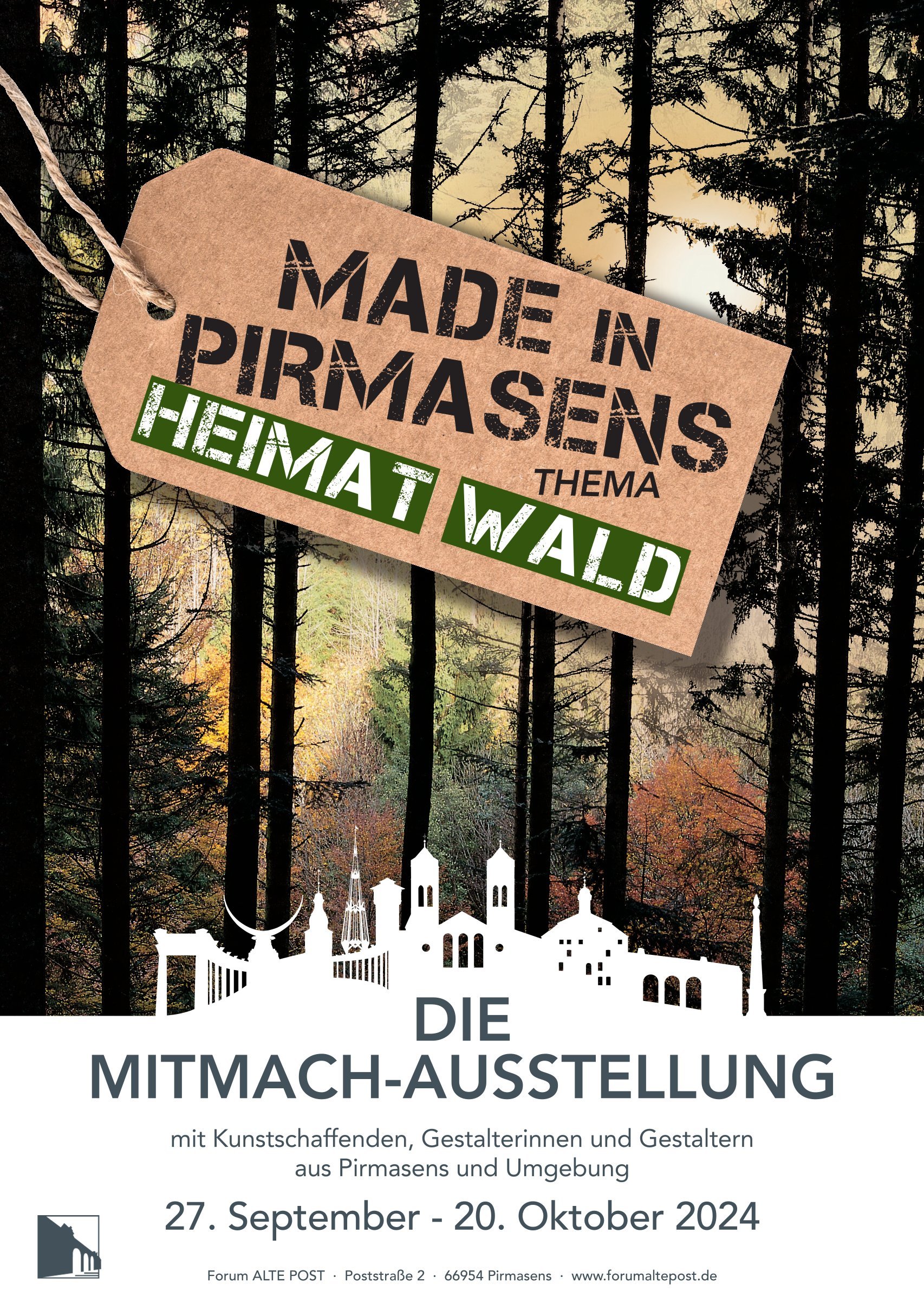 Plakat "Made in Pirmasens - Heimat Wald" Plakat "Made in Pirmasens - Heimat Wald"