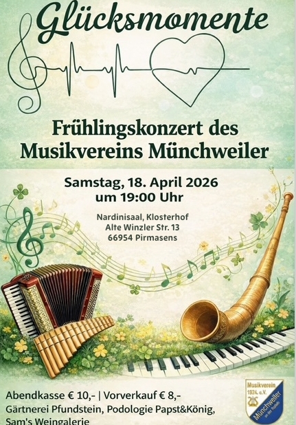 Plakat Frühlingskonzert MV Münchweiler Plakat Frühlingskonzert MV Münchweiler