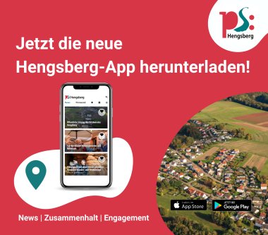 Grafik jetzt die Hengsberg App herunterladen