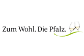 Logo Pfalz Touristik mit Text zum Wohl die Pfalz 