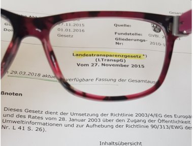 Landestransparenzgesetz RhPf durch Brillenglas verschärft 