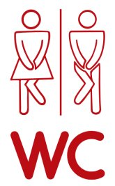 Design ohne Titel - 1 Symbo WC / Toilette