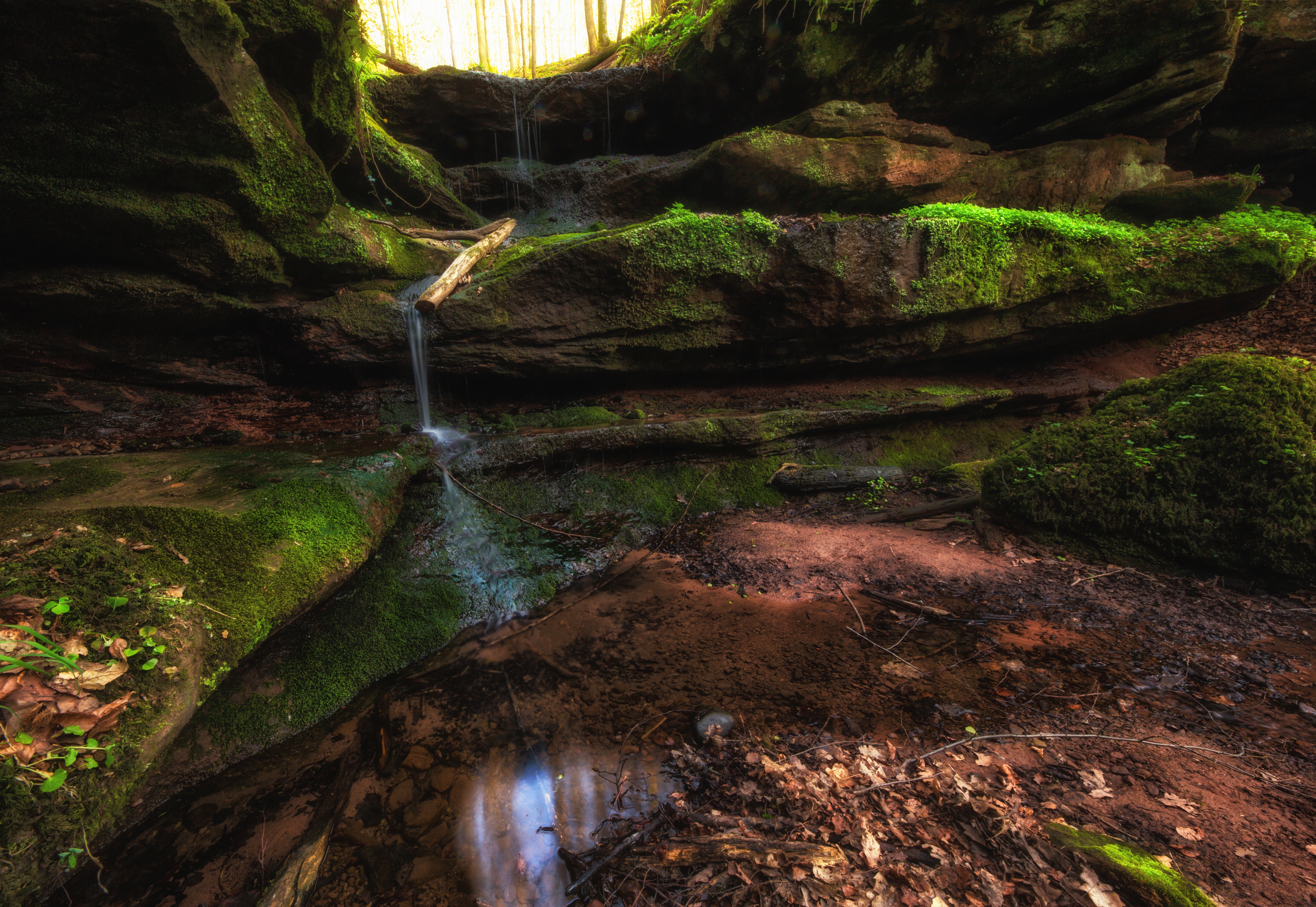 Hexenklamm kleiner Wasserfall 