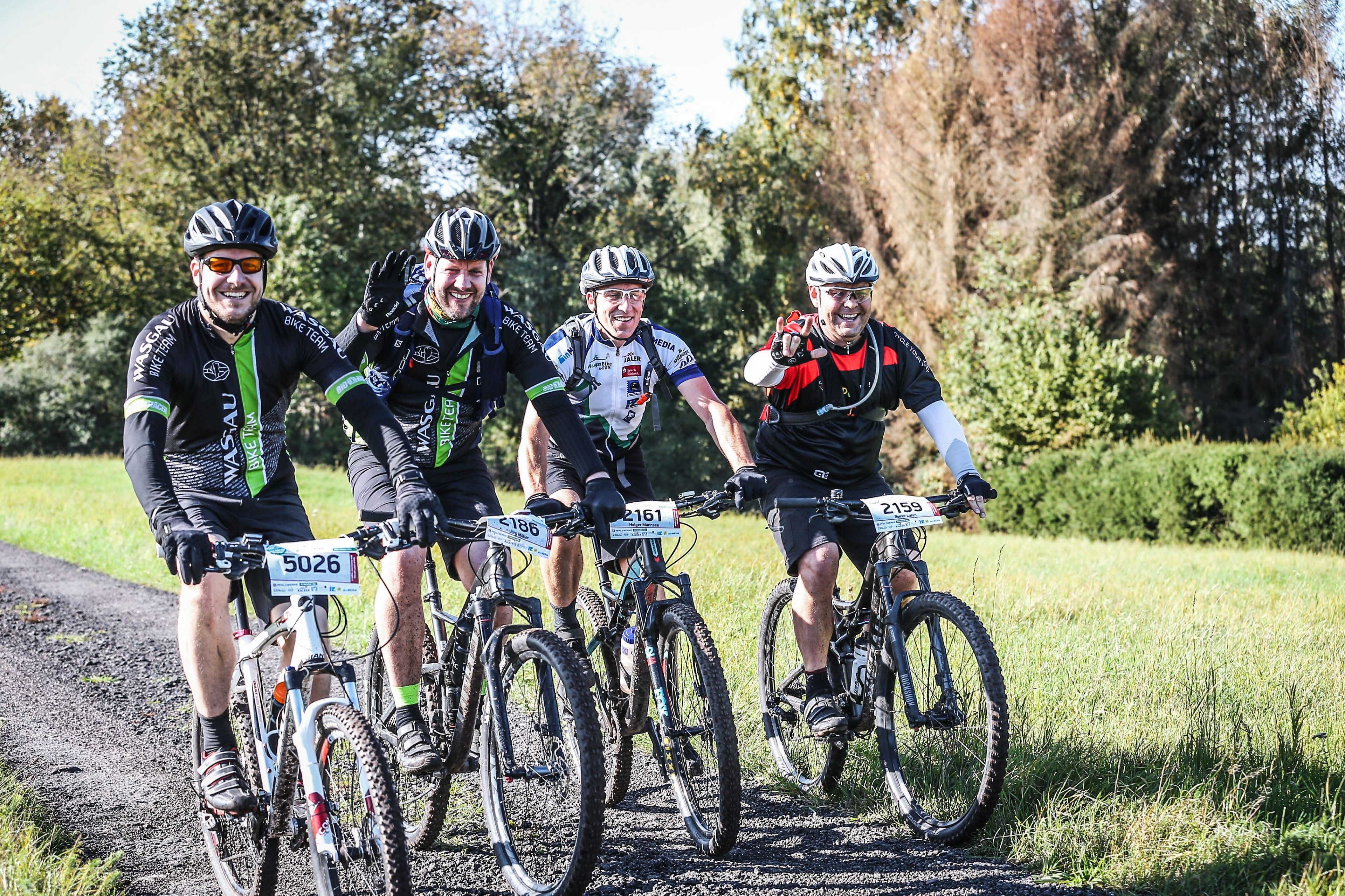 Vier Personen auf WasgauBike