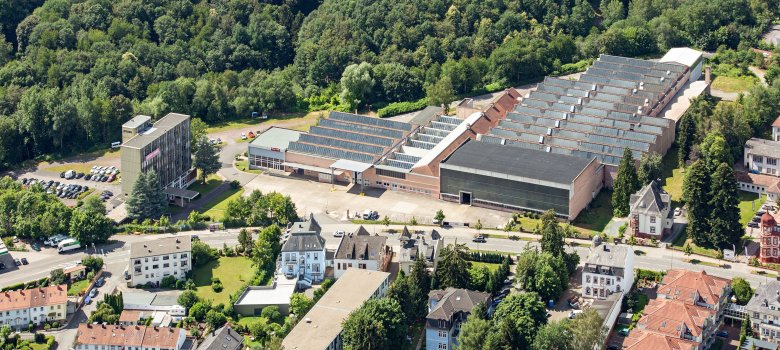 Gewerbegebiet Lembergerstraße im Vordergrund Schoen&Sandt