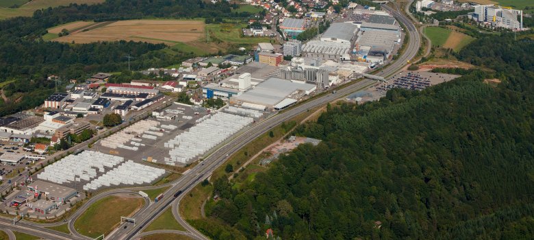 Luftbild Gewerbegebiet Zweibrücker Straße