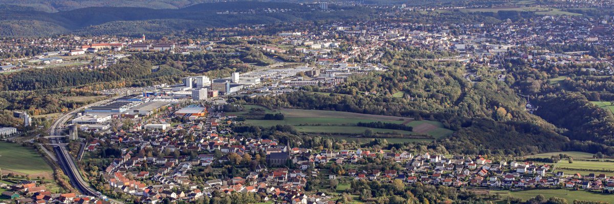 Gewerbegebiet Zweibrücker Straße Blickrichtung Innenstadt