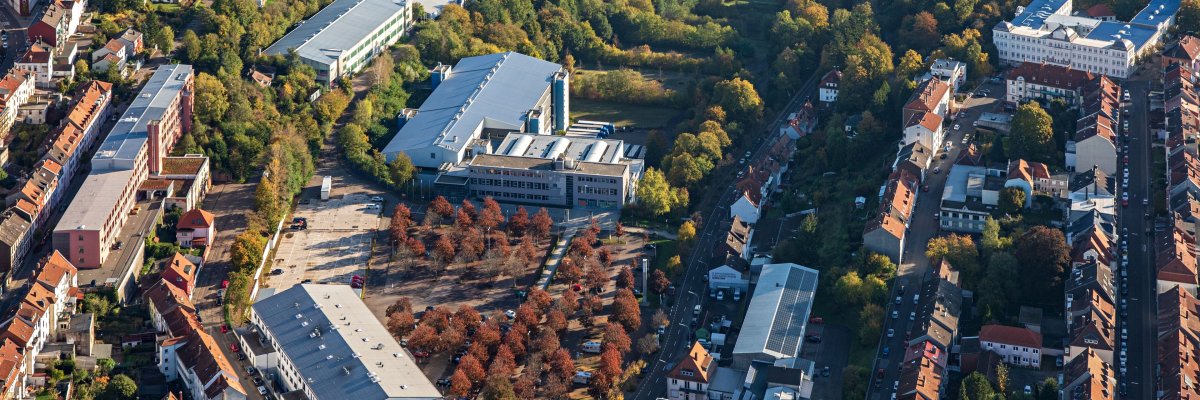 Luftbild der Messe Pirmasens