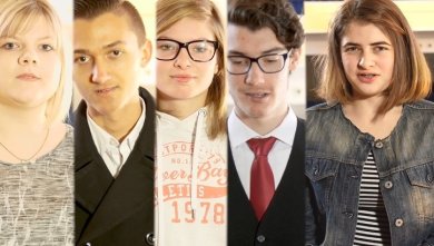 Collage von Jugendlichen 