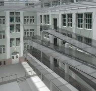 Modellzeichnung Rheinberger Atrium