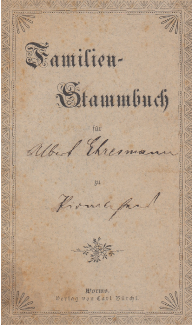 Familienstammbuch 
