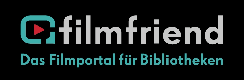 Logo Filmfriend mit Slogan das Filmportal für Bibliotheken 