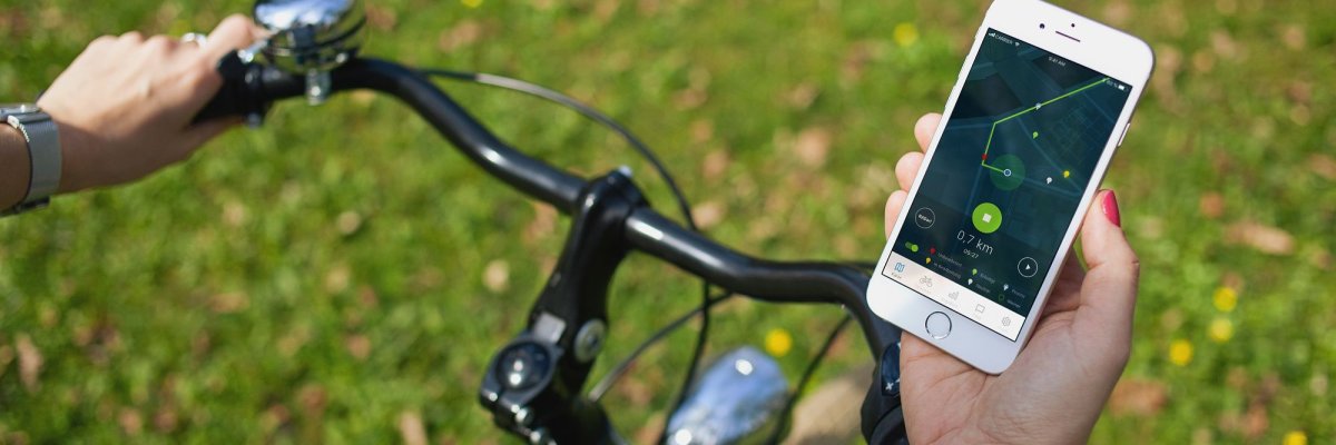 Person sieht sich ihr Handy an