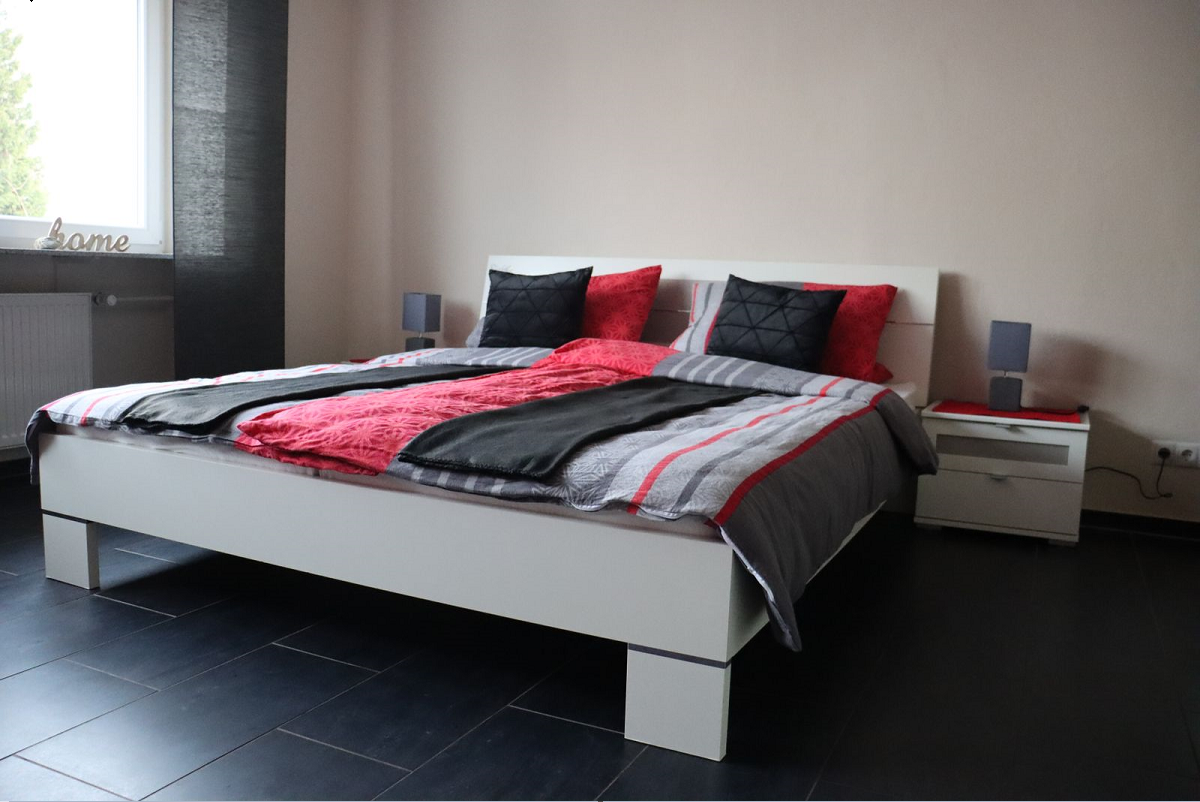 Ferienwohnung Landblick Schlafzimmer Bild