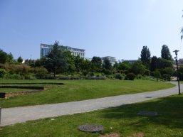 Blick auf Dynamikum aus Sicht des Strecktals 