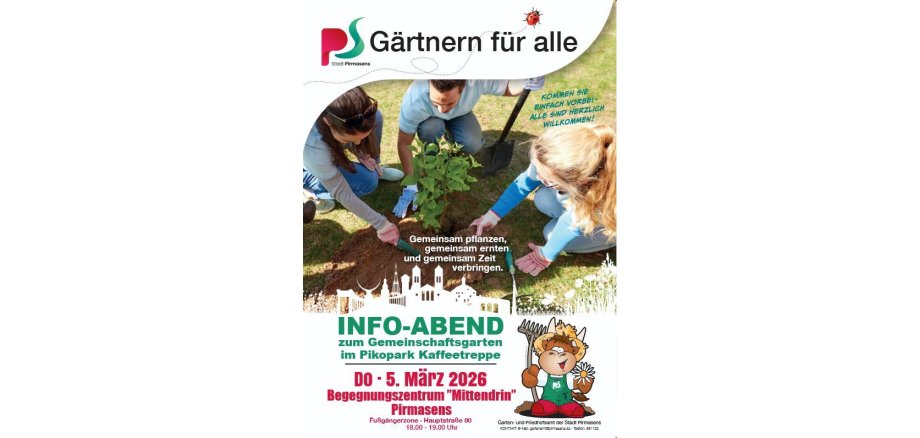 Gemeinschaftsgarten Flyer Innovationspreis 2024
