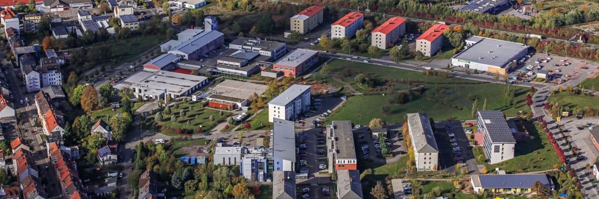 Luftbild Fachhochschule / Husterhöhe Süd