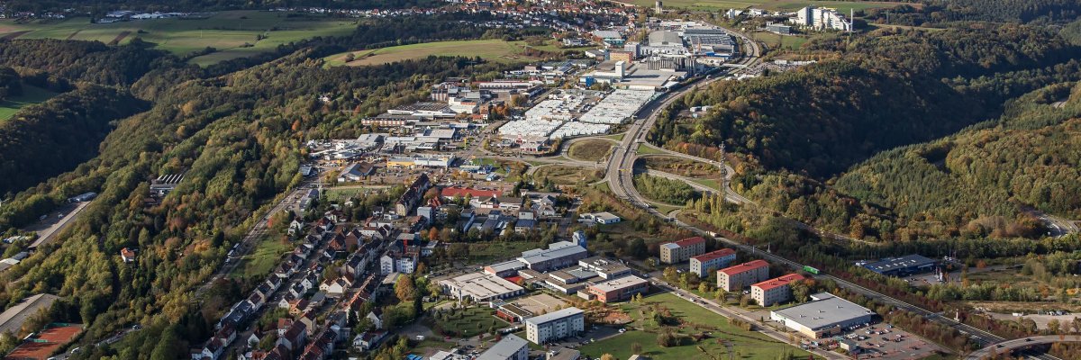 Luftbild Husterhöhe, Blickrichtung Fehrbach