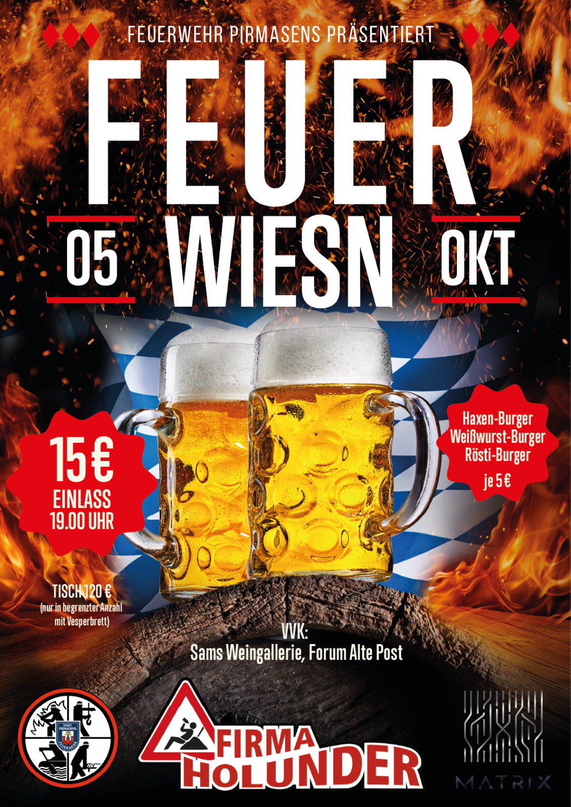 Plakat FeuerWiesn Plakat der Veranstaltung FeuerWiesn