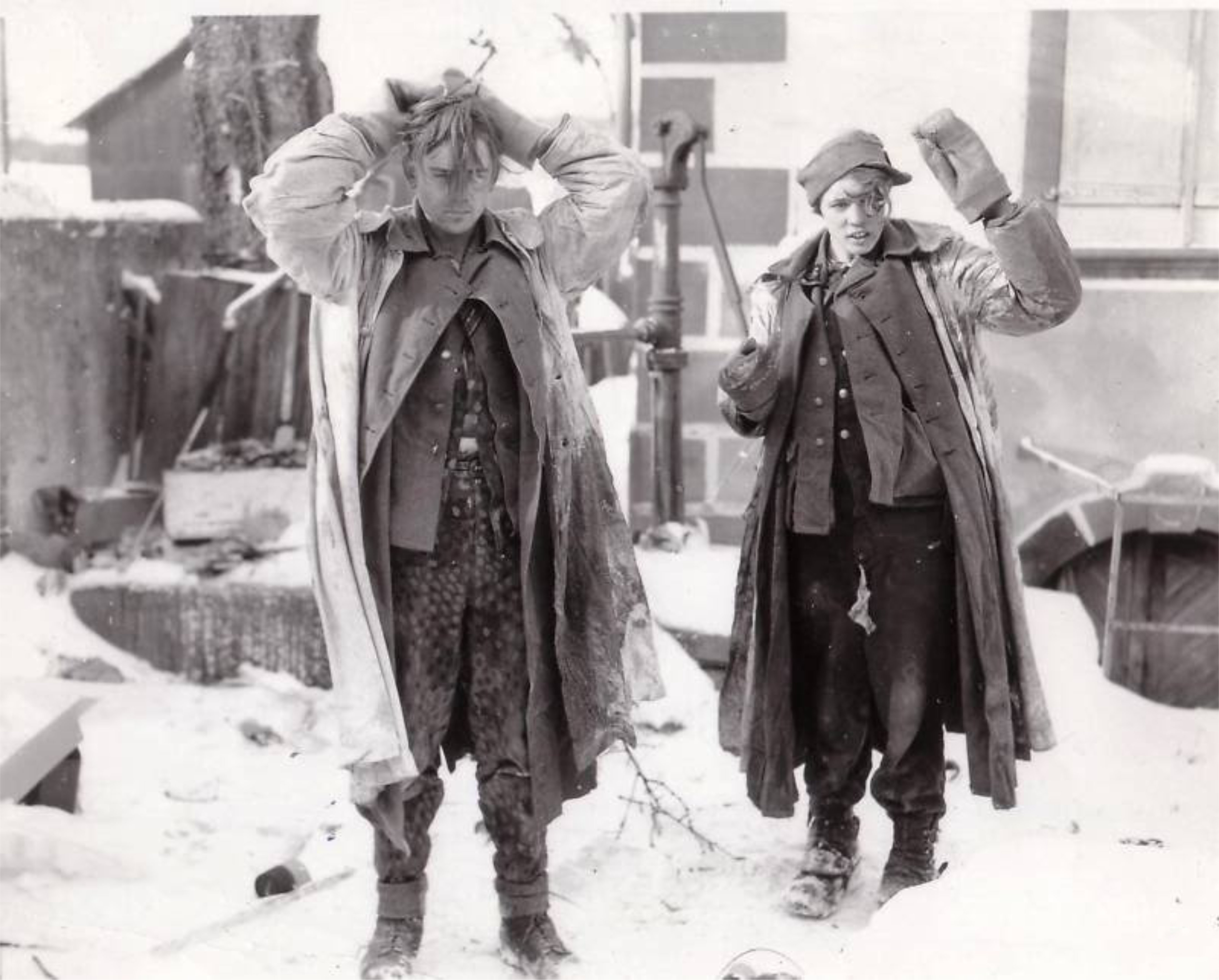 Soldaten Westwall Ein Bild von zwei Soldaten