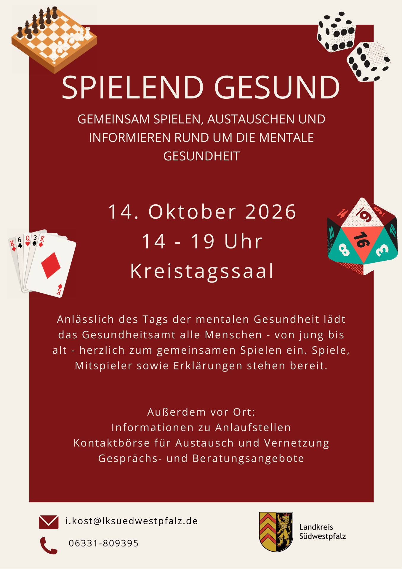 Plakat Tag der mentalen Gesundheit Plakat Tag der mentalen Gesundheit