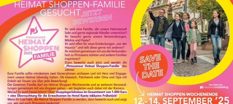 Heimat Shoppen Familie Flyer