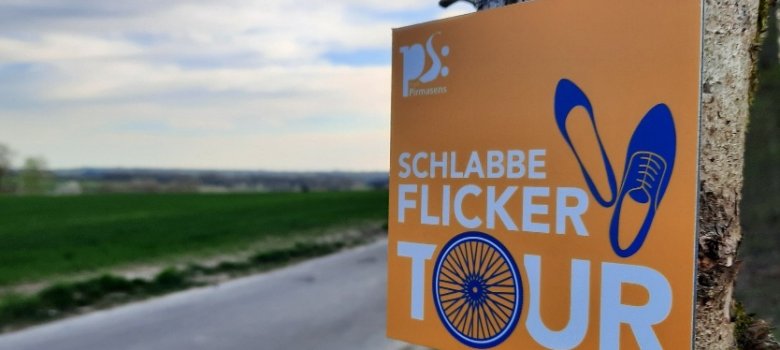 Schlabbeflicker Radtour Schild