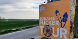 Schlabbeflicker Radtour Schild